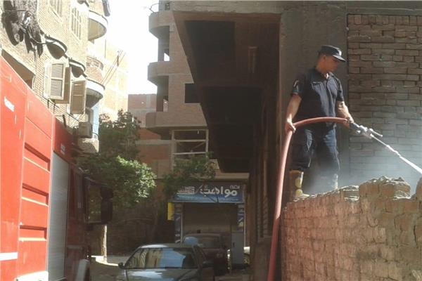 حريق هائل بجوار التوحيد والنور بشبرا الخيمة بالقليوبية.. صور 