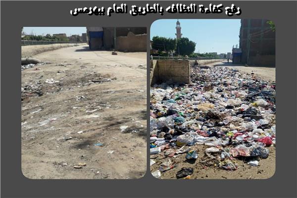 رفع 150 طن قمامة في منشأة القناطر بالجيزة| صور