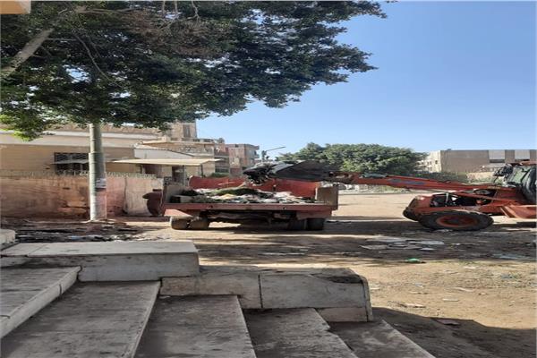 رفع كفاءة النظافة والإنارة في العياط بالجيزة