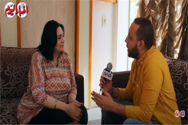 مريم سعيد مع محرر بوابة أخبار اليوم