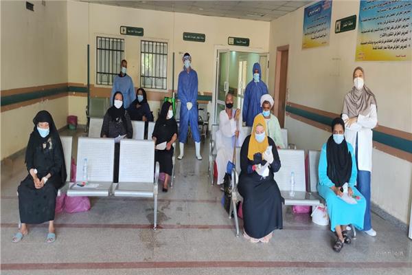 إرتفاع عدد المتعافين من كورونا بمستشفى قفط بقنا إلى 340 حالة