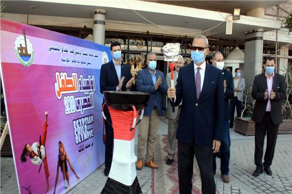 محافظ القليوبية يشهد إطلاق شعلة أولمبياد الطفل المصرى 