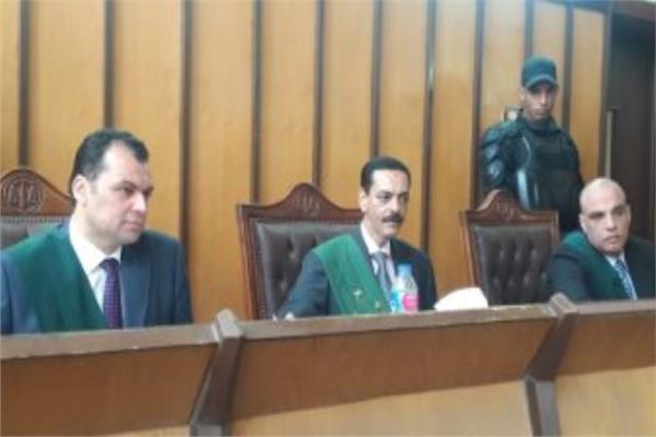 هيئة المحكمة برئاسة المستشار سامي عبد الرحيم