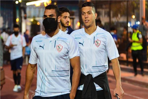 لحظة وصول فريق الزمالك ستاد الأسكندرية