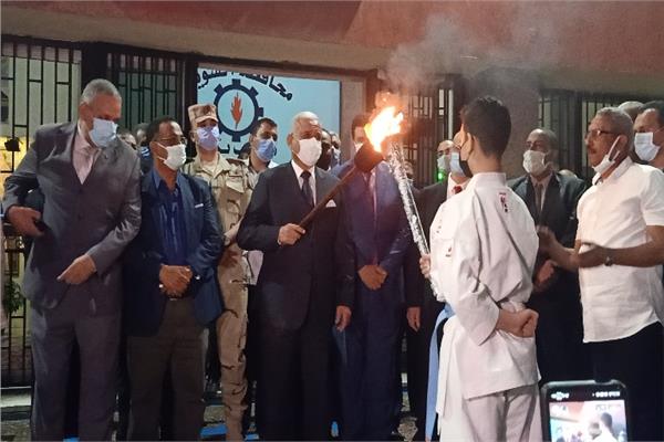 إيقاد شعلة أولمبياد الطفل المصرى