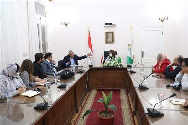 الجيزة تبدأ اول أيام التدريب مع متدربي البرنامج الرئاسي 
