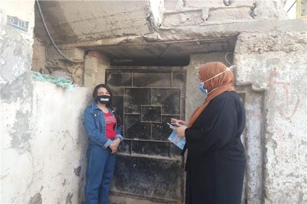 تنفيذ  ٢٥٤٠ زيارة منزلية بسيناء  لتوعية المراة  بالحصول علي لقاح كورونا
