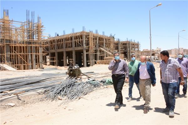 جامعة أسيوط تنفيذ مشروع الجامعة الأهلية الجاري بمدينة أسيوط الجديدة