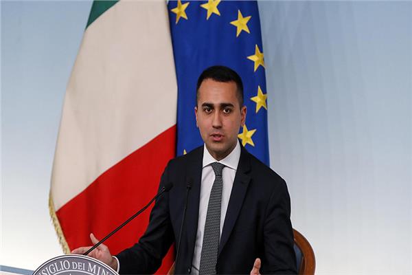 وزير الخارجية والتعاون الدولي الإيطالي لويجي دي مايو