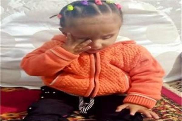 الطفلة التى تم فقدان بصر بقنا
