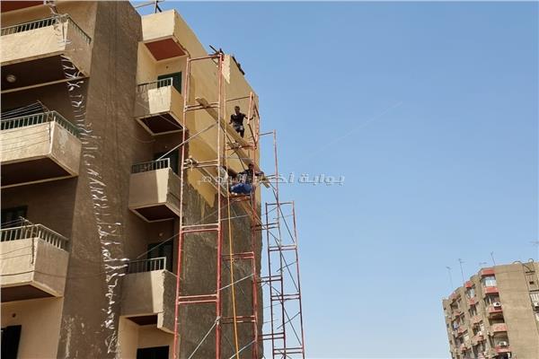 حملات توسعة ورصف ودهانات في العمرانية