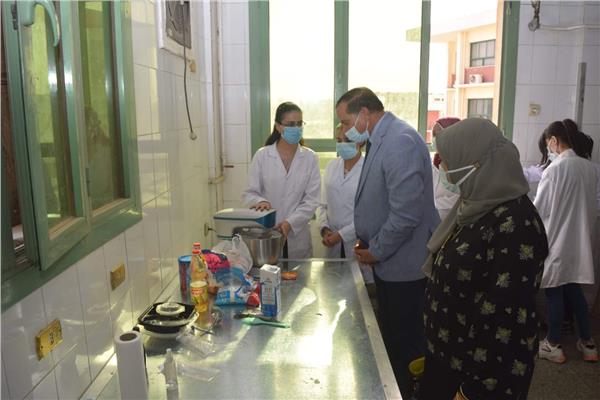 ورشة تدريبية عن فن الطهي  لطالبات جامعة سوهاج