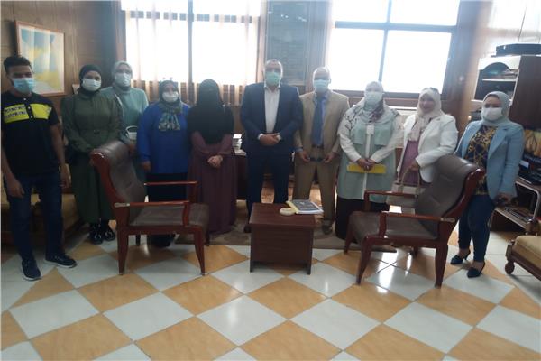 حملة للتوعية بلقاح كورونا وأضرار الفطر الأسود في حملة توعية بسيناء 