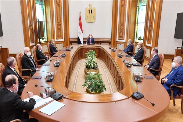 اجتماع الرئيس السيسي بالمجلس الأعلى للهيئات القضائية
