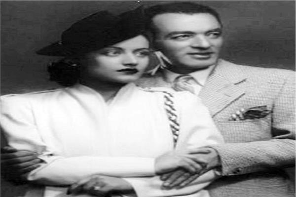 أسمهان مع أمير صاحبة الجلالة محمد التابعي