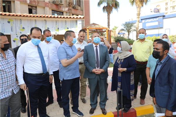 محافـظ المنوفية يتفقد التجهيزات النهائية لحديقة العاصمة  بشبين الكوم