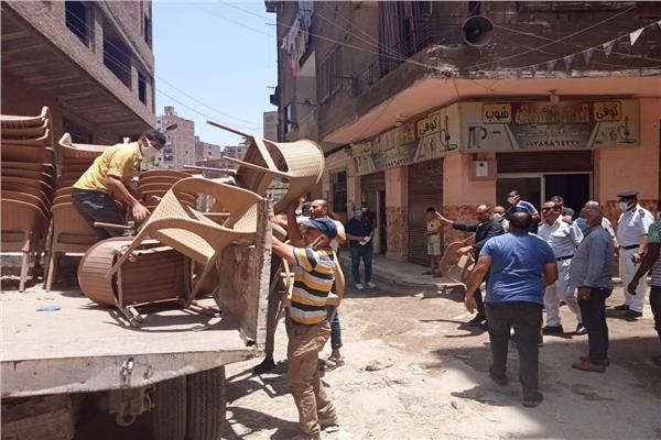 الجيزة تشن حملات لإعادة الانضباط