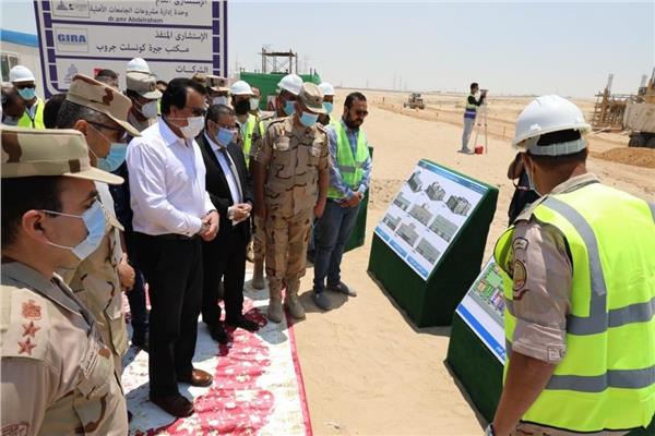 الأعمال الإنشائية بجامعة قناة السويس