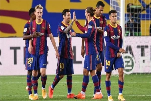 لاعبي برشلونة