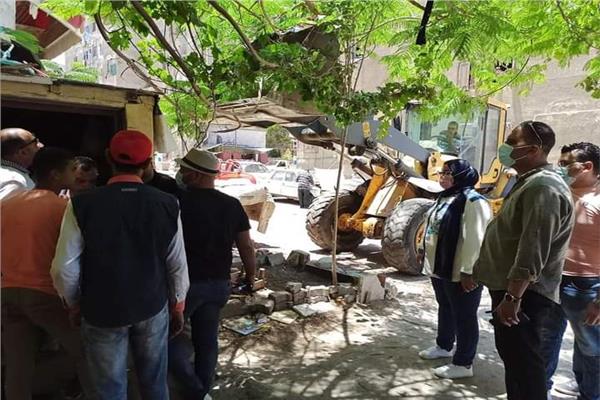 حملة ضد التعديات والاشغالات بجنوب بورسعيد