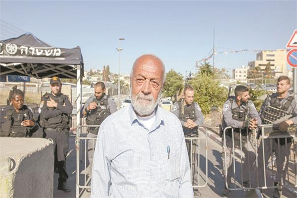 محمد الصباغ أحد المهددين بالتهجير من منازلهم فى حى الشيخ جراح