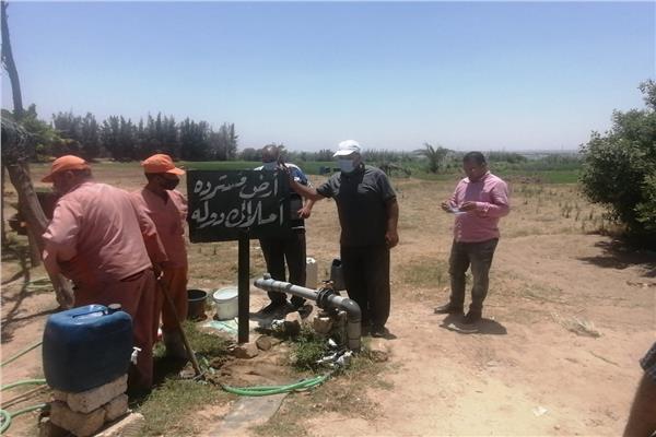 إسترداد 46 فدان من المستثمرين غير الجادين بوادي النطرون