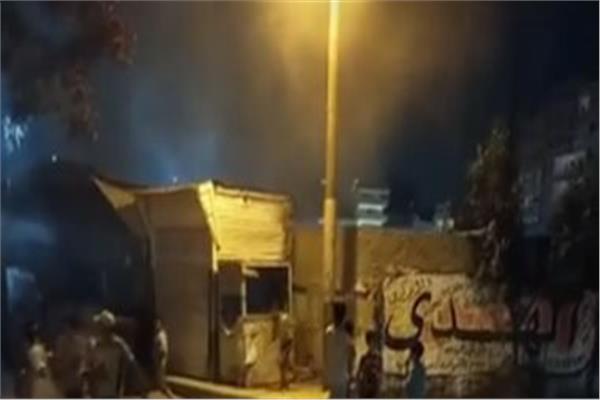 السيطرة على حريق في مخزن شركة مياه الشرب بالمحلة