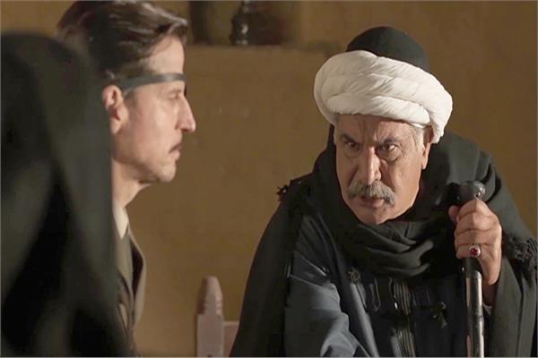رياض الخولى مع نجيب بلحسن فى مشهد من مسلسل «موسى»
