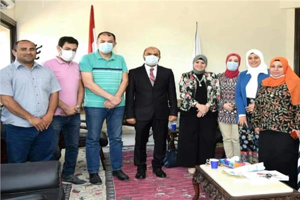 تفعيل أعمال إدارة الوافدين بكلية الصيدلة جامعة المنوفية 