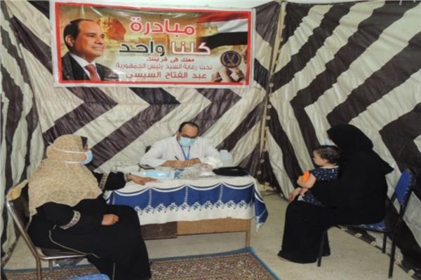 قوافل خدمية وإنسانية لقرى المنوفية