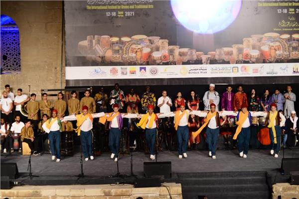 ختام المهرجان الدولى للطبول والفنون التراثية بالقلعة الجمعة 