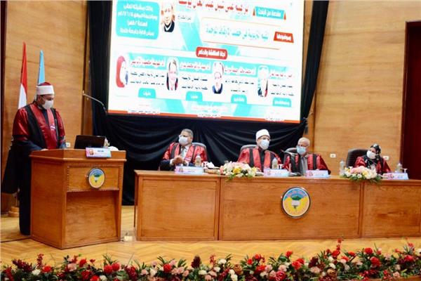 جانب من مناقشه رسالة ماجستير