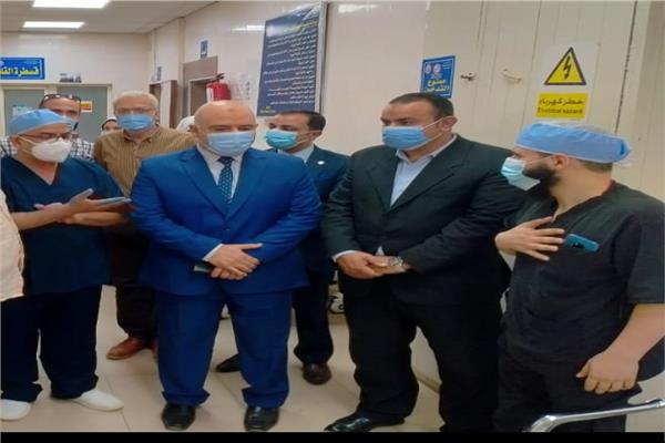 اجتماع وكيل صحة المنوفيه  للتنسيق بين وحدة «قسطرة القلب»بأشمون وجميع  المستشفيات 