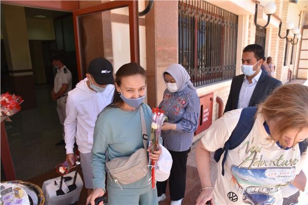 مطار مطروح يستقبل ثانى رحلات الطيران الشارتر 