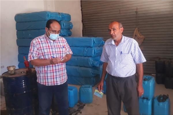  ضبط ٢٣٦٠ لتر منظفات مجهولة المصدر  بالدقهلية 