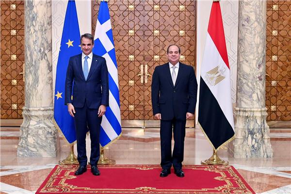 الرئيس السيسي ورئيس وزراء اليونان
