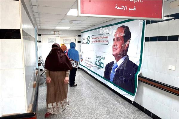 مستشفيات جامعة طنطا تساهم فى المبادرات الرئاسية لخدمة المرضى بالغربية 