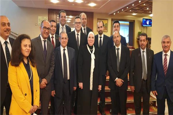  وزيرة التجارة والصناعة في ختام  زيارتها للعاصمة الروسية