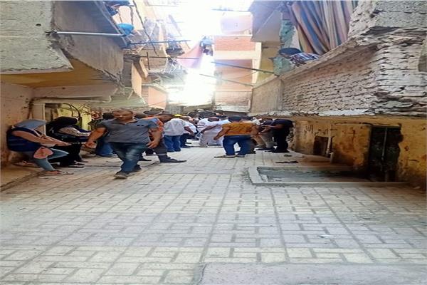  انتشال جثة وإصابة 2 في عقار الدخيلة بالإسكندرية