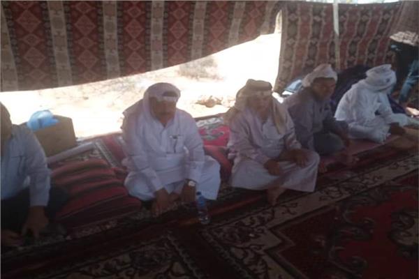 جانب من استقبال ضيوف مهرجان الهجن