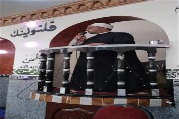 خلال افتتاح المسجد