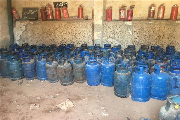 ضبط 227 أسطوانة بوتاجاز بالقاهرة 