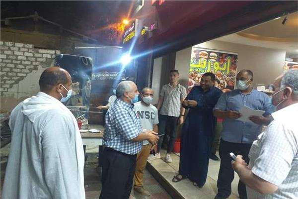 تحرير ٣٢ محضرا وتصالح المخالفين بدفع الغرامة الفورية بالمنيا