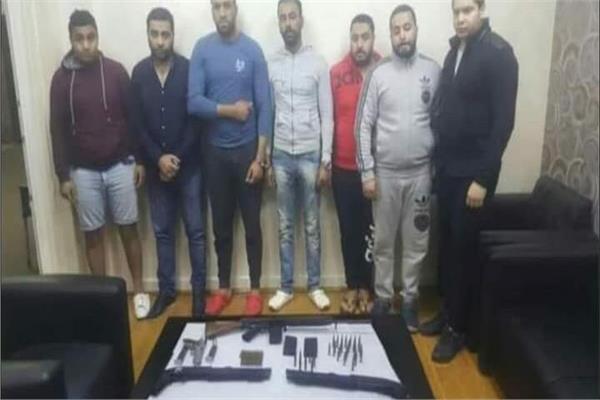 بعض المتهمين في واقعة كفن عين شمس