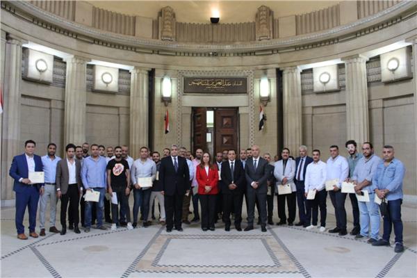 حفل تخرج المرحلة الأولى بالهيكل الإداري بمحكمة النقض 