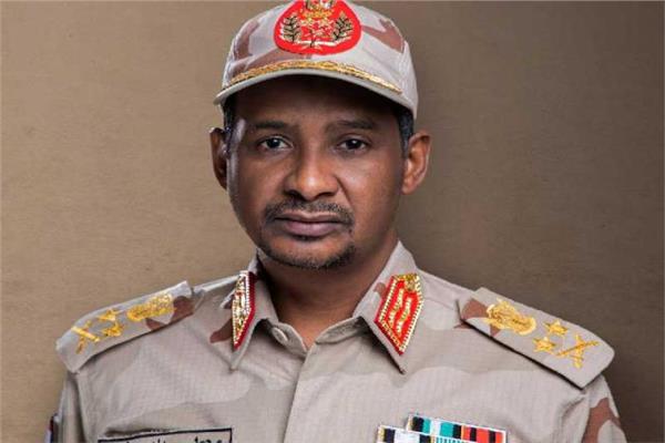 النائب الأول لرئيس مجلس السيادة الانتقالي بالسودان الفريق أول محمد حمدان دقلو