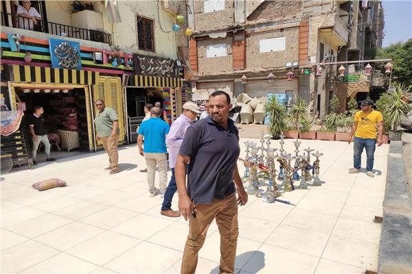 ضبط مقهى مخالف 