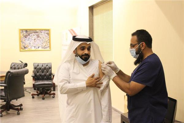 أثناء التطعيم