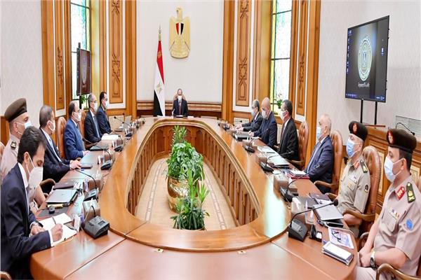 الرئيس السيسي خلال اللقاء