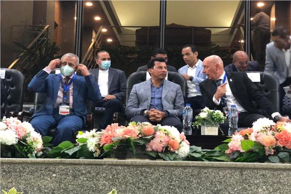 وزير الرياضة يشهد ختام نهائي فردي الناشئين ببطولة العالم للخماسي الحديث